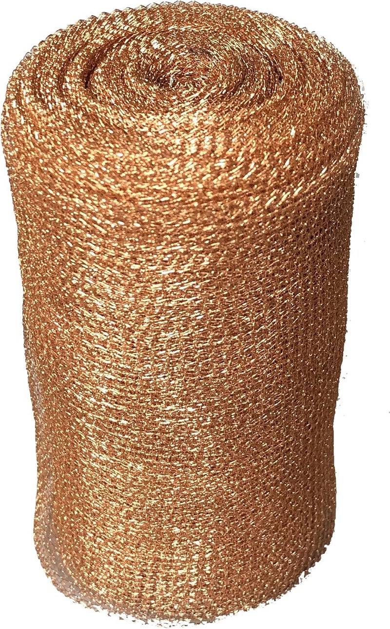 AWF PRO Store شبكة نحاسية 4" × 20' لمكافحة الآفات، الفئران والقوارض، عبوة من 3 – مقاومة للصدأ والبكتيريا، مثالية للمنازل والحدائق والديكور - Image 5